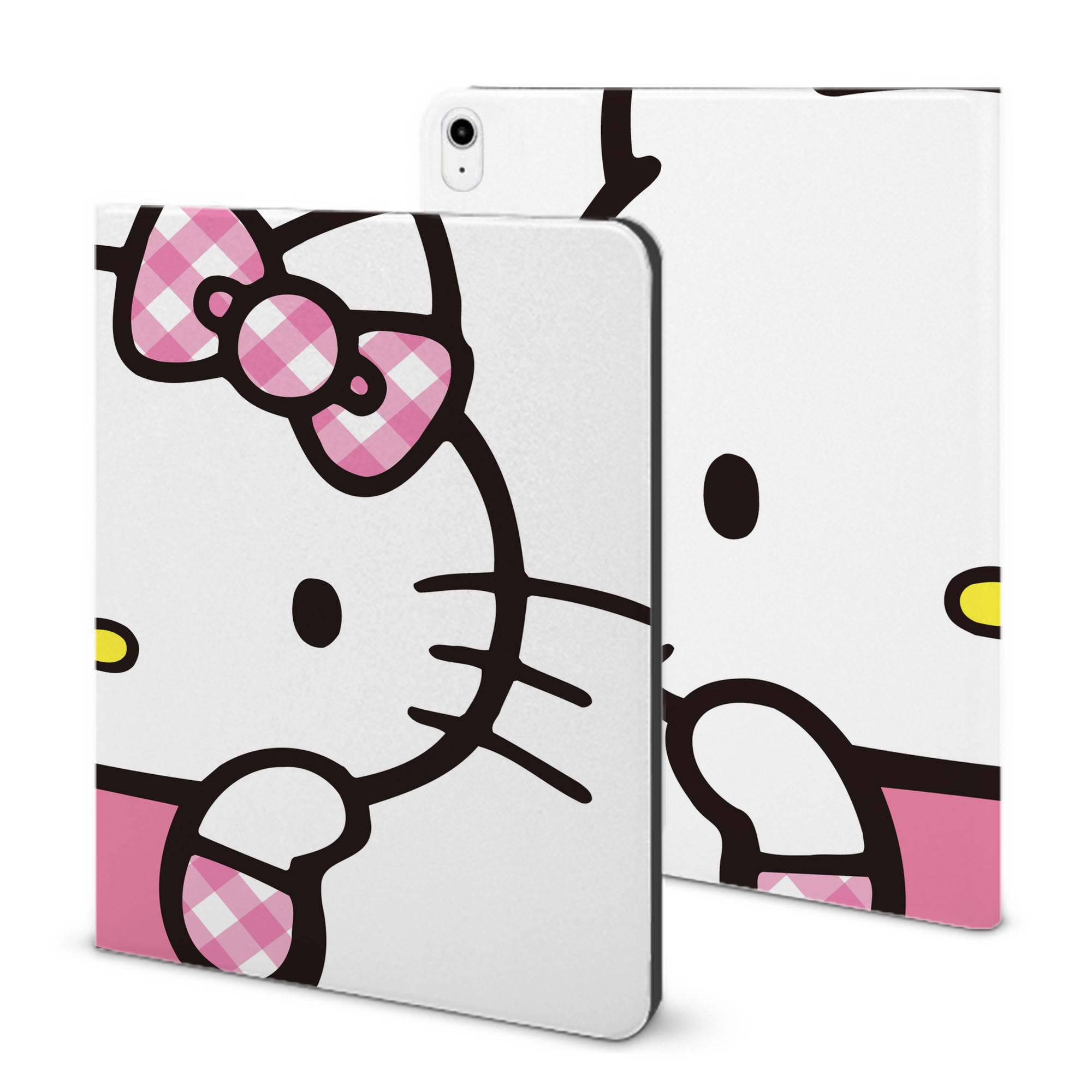 （画像用） Hello Kitty ハローキティ IPadケース ペンホルダー付き ブックスタイルデザイン